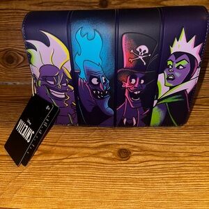 Disney Villains Loungefly Crossbody Bags NWT
